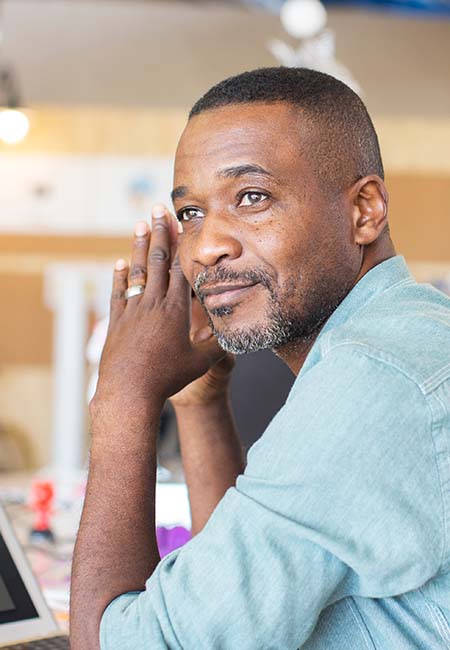businessman in workplace