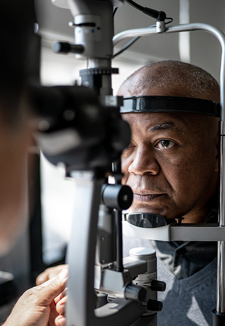 Patient eye examination