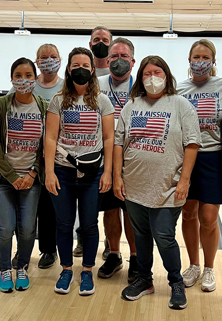 TriWest employees at National Veterans Wheelchair Games