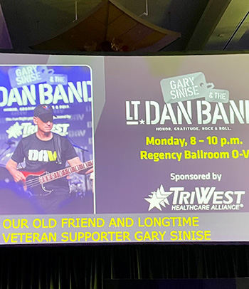 Projected announcement-lieutenant-Dan-Band