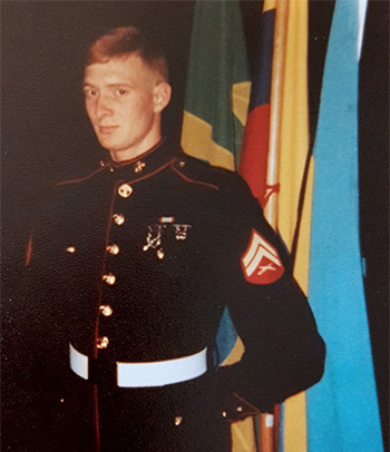 Dana Wisthoff, Marine Corps Veteran.