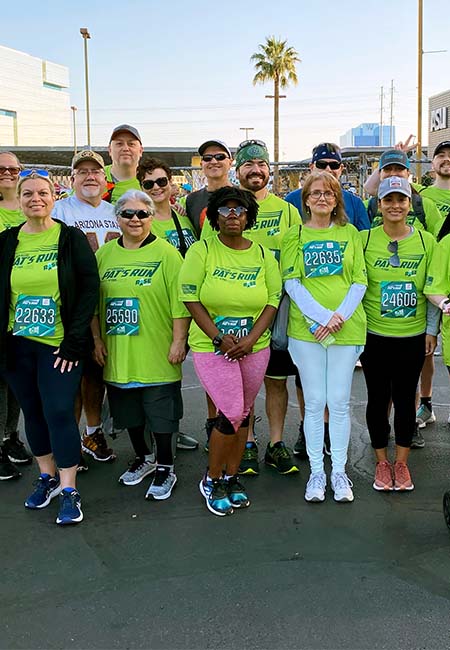 Pats Run 2023 group photo.