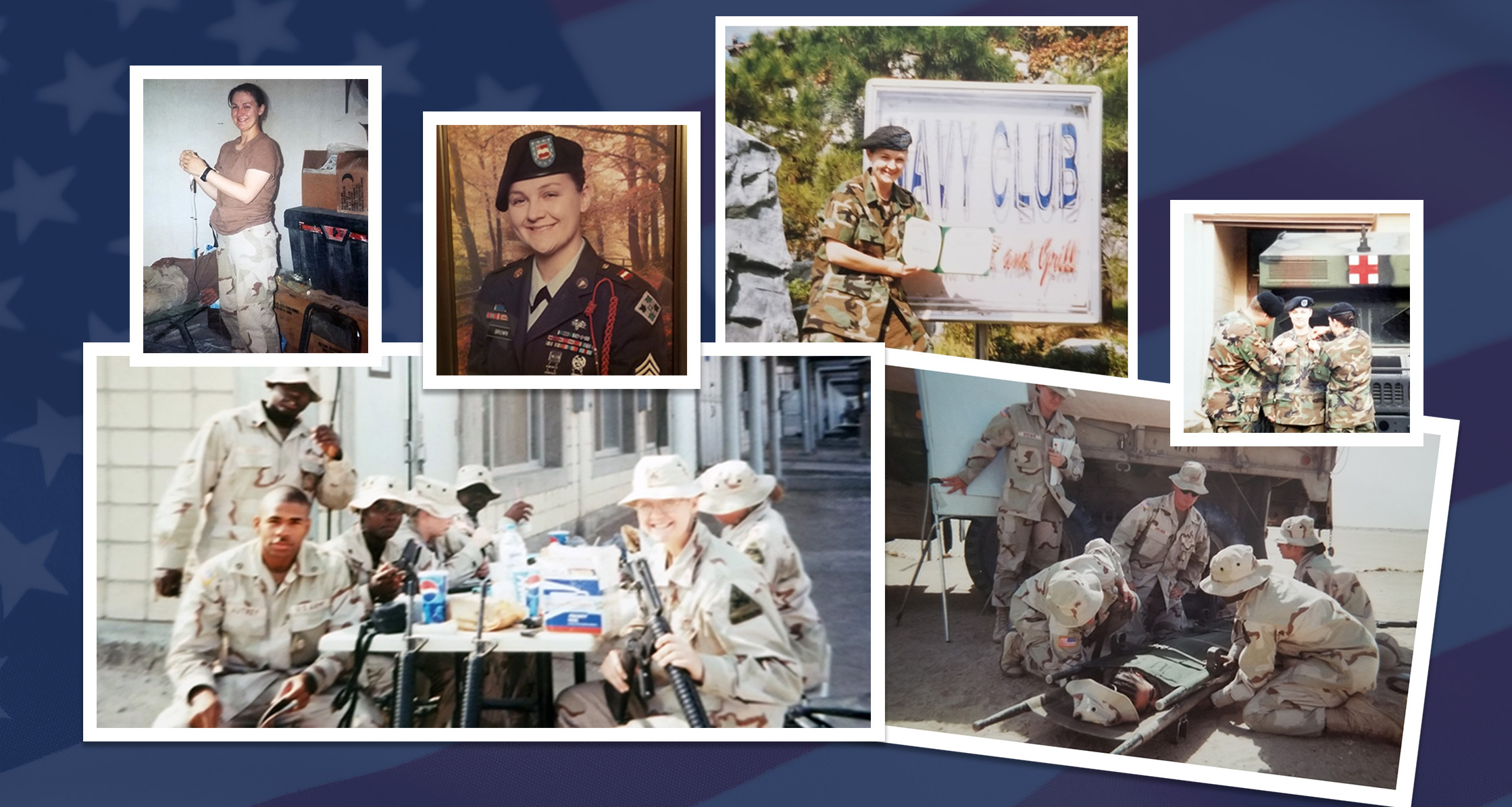 Collage of Women Veterans Day at TriWest.