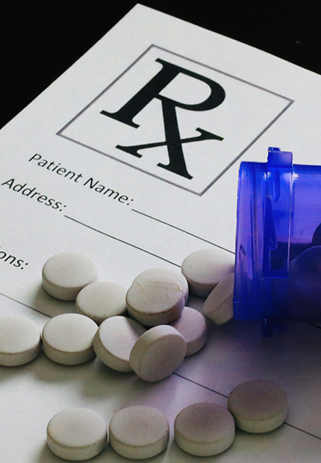 Pills and RX Script.