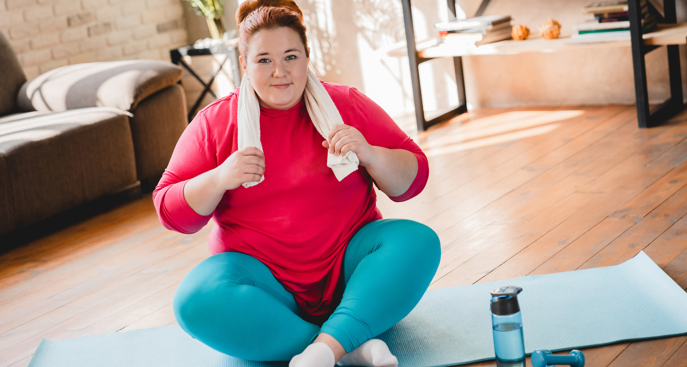 Woman choosing a healthier lifestyle.