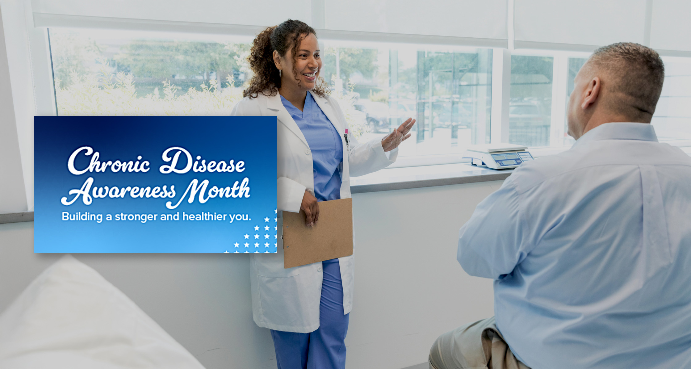 Doctor discusses lifestyle changes for weight loss with their patient.