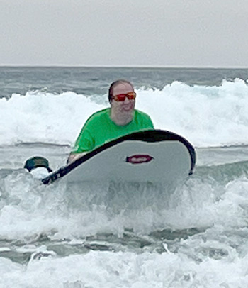 Kristina Croniser, surfing