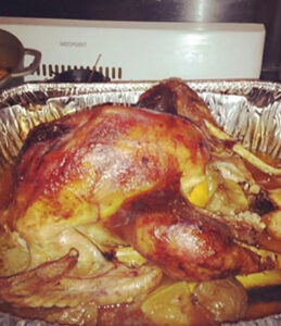 Cynthia Barris-Slovensky’s Thanksgiving turkey