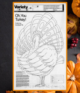 Sarah Grunwald’s newspaper turkey activity.