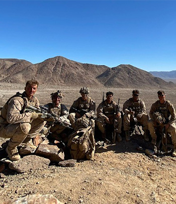 Tanner Courtney, U.S. Navy Veteran, Scout Sniper Platoon