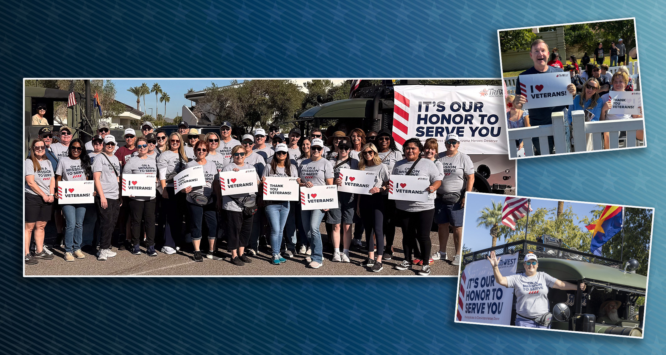 2025 Phoenix Veterans Day Parade collage