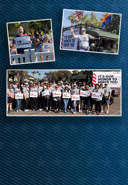 2025 Phoenix Veterans Day Parade collage