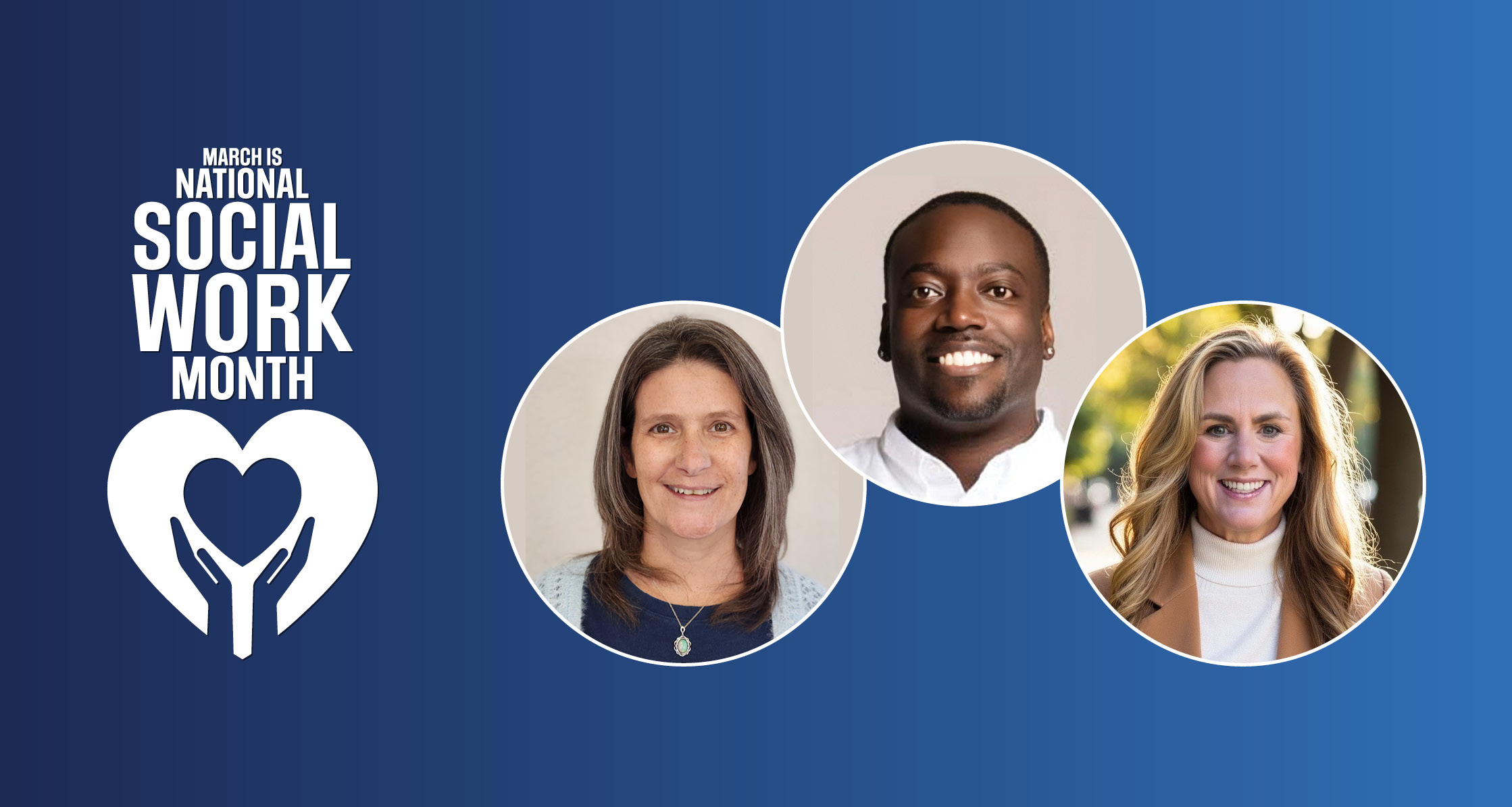 Three TriWest social workers