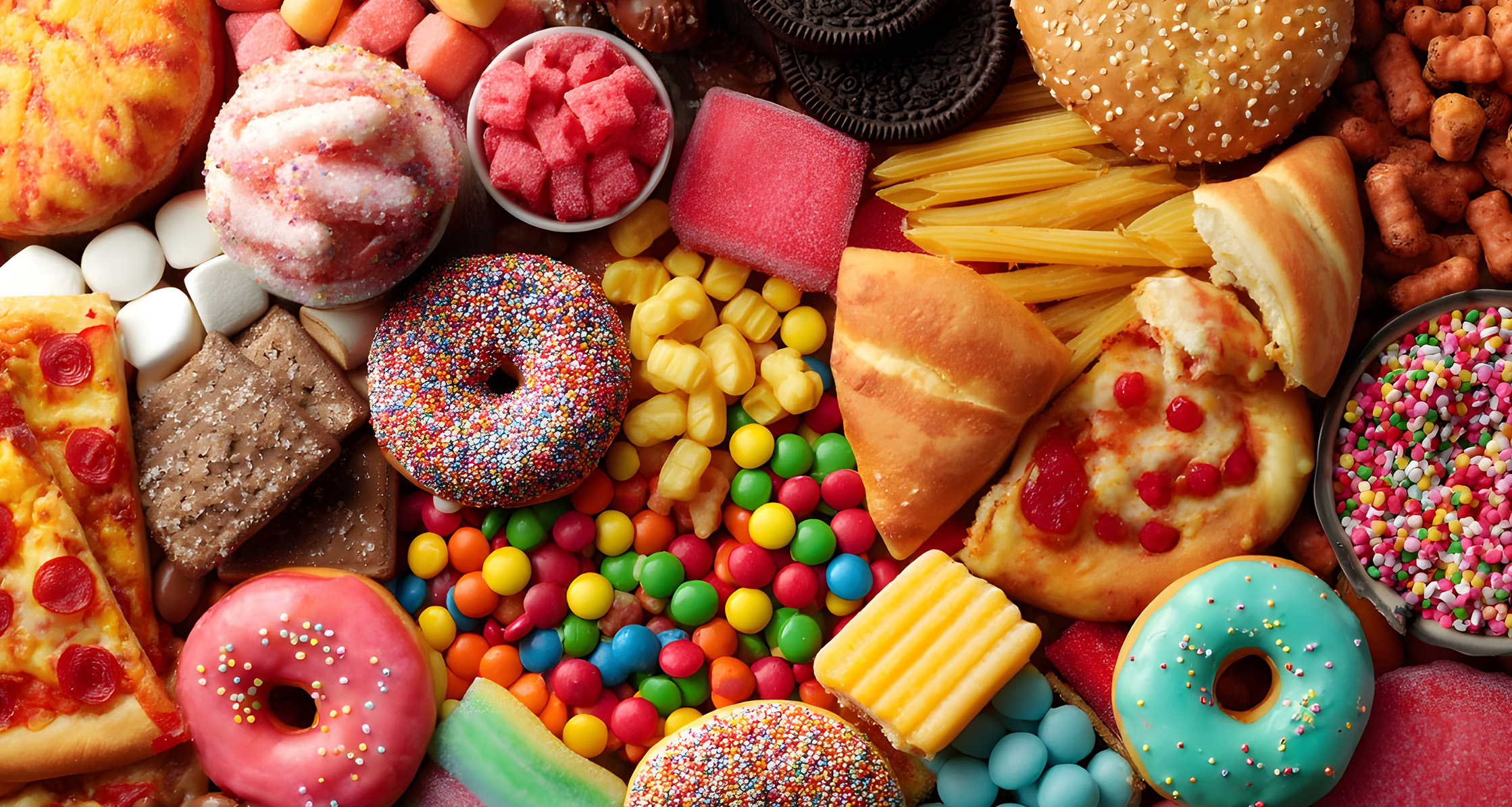 abundance of processed food