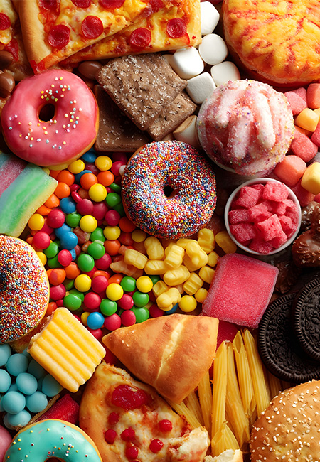 abundance of processed food